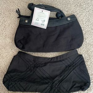 NWT Thirty One (31) Skirt Purse with Quilted black cover
